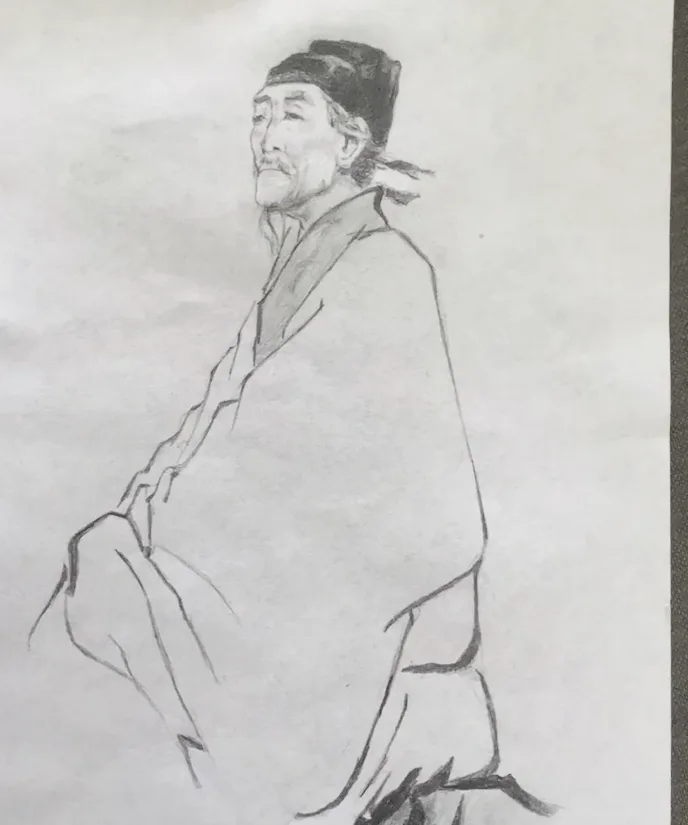 Pencil drawing reproduction