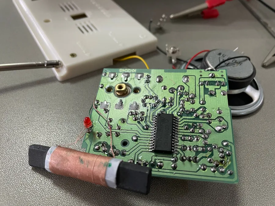 Self-soldered circuit board